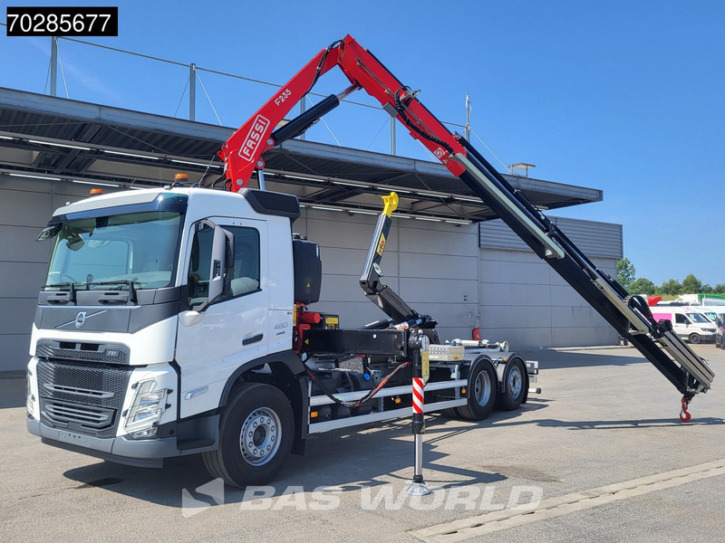 Volvo FM 460 6X2 NEW! FASSI F235A.0.25 Kran + HYVA 20-57-S Lift+steering axle Euro 6 - Haakarmsysteem vrachtwagen, Kraanwagen: afbeelding 5 Volvo FM 460 6X2 NEW! FASSI F235A.0.25 Kran + HYVA 20-57-S Lift+steering axle Euro 6 - Haakarmsysteem vrachtwagen, Kraanwagen: afbeelding 5