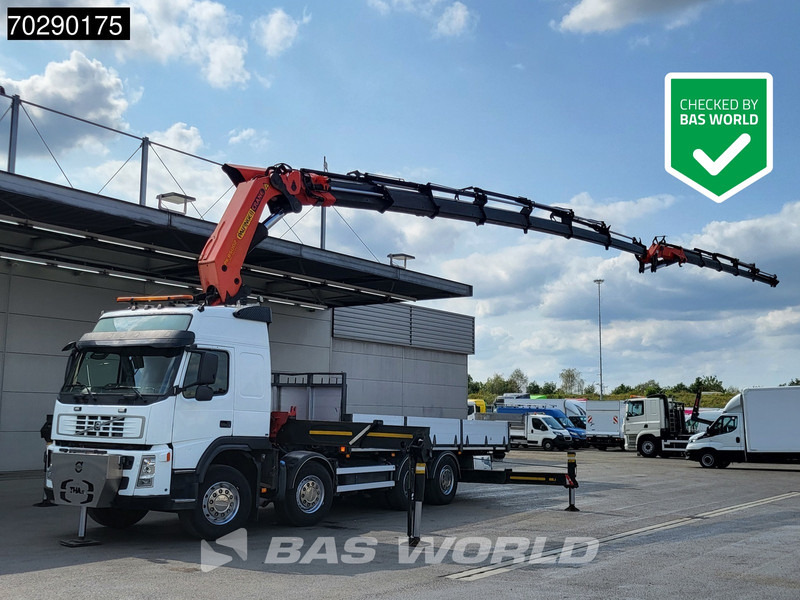 Volvo FM 480 8X2 Palfinger PK85002 Crane+Jib Lifting-Axle Big-Axle Automatic Euro 4 - Vrachtwagen met open laadbak, Kraanwagen: afbeelding 1 Volvo FM 480 8X2 Palfinger PK85002 Crane+Jib Lifting-Axle Big-Axle Automatic Euro 4 - Vrachtwagen met open laadbak, Kraanwagen: afbeelding 1