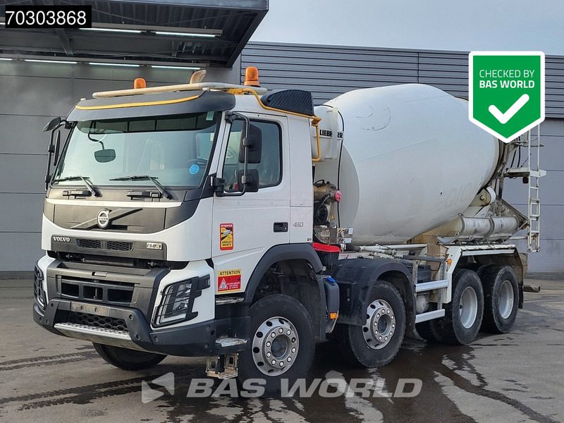 Volvo FMX 410 8X4 9m3 Liebherr mixer Steelsuspension Automatic Euro 6 - Betonmixer: afbeelding 1 Volvo FMX 410 8X4 9m3 Liebherr mixer Steelsuspension Automatic Euro 6 - Betonmixer: afbeelding 1