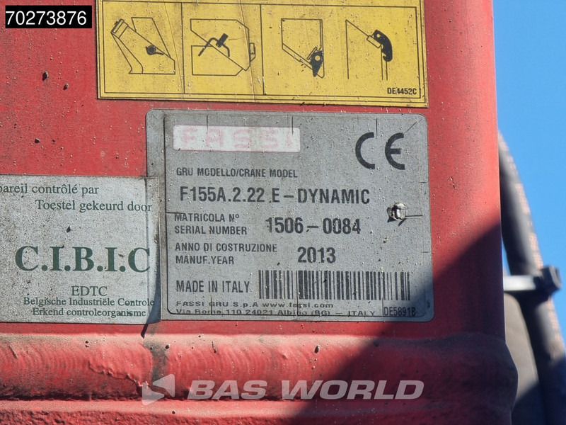 Kipper vrachtwagen, Kraanwagen Volvo FMX 420 6X4 Fassi F155A.2.22 Crane 9m3 Big-Axle Automatic Euro 5: afbeelding 11