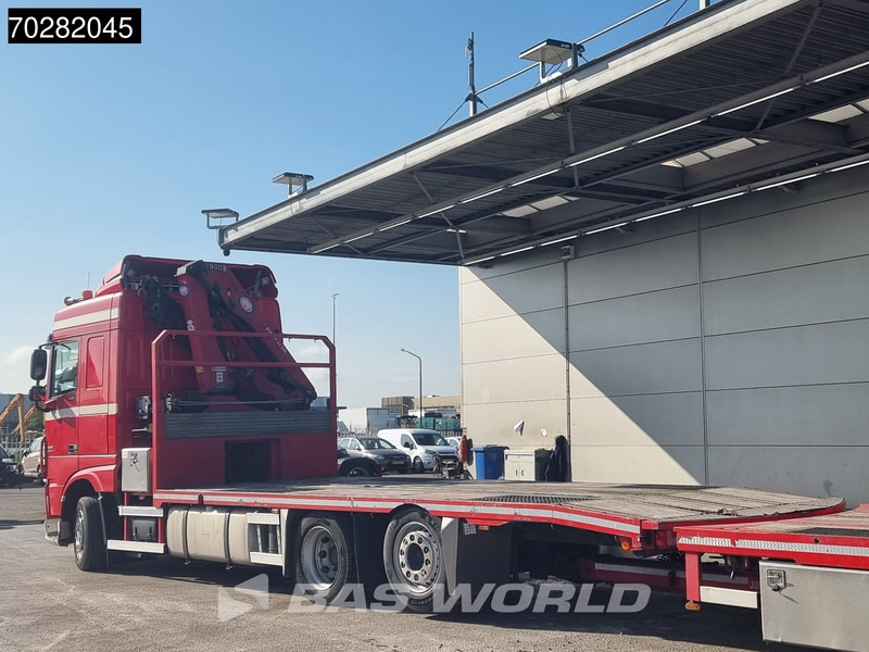 Vrachtwagen, Kraanwagen DAF XF 440 6X2 NL-Truck Transporter HMF 900-K2 Kran Winch Lift-Lenkachse Euro 6: afbeelding 7