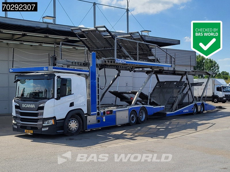 Scania P450 6X2 NL-Truck Car transporter Retarder Standklima Navi ACC LED Euro 6 - Vrachtwagen: afbeelding 1 Scania P450 6X2 NL-Truck Car transporter Retarder Standklima Navi ACC LED Euro 6 - Vrachtwagen: afbeelding 1