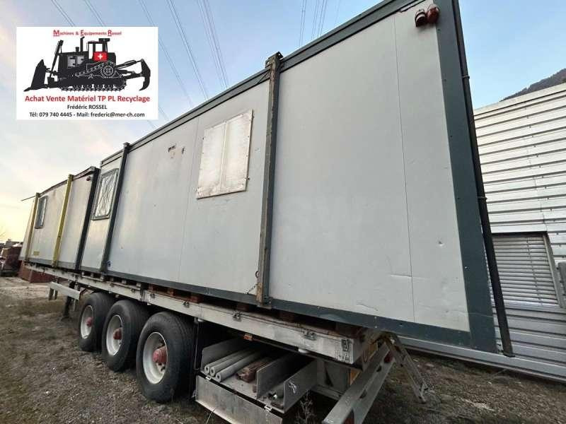 15 M2 - Lot de 2 avec remorque (départ Suisse) - Wooncontainer: afbeelding 1 15 M2 - Lot de 2 avec remorque (départ Suisse) - Wooncontainer: afbeelding 1
