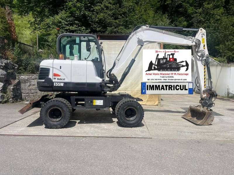 Bobcat E55W - Mobiele graafmachine: afbeelding 1 Bobcat E55W - Mobiele graafmachine: afbeelding 1