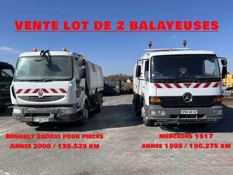 Renault 240DXI + MERCEDES 1517 - Veegwagen: afbeelding 1 Renault 240DXI + MERCEDES 1517 - Veegwagen: afbeelding 1