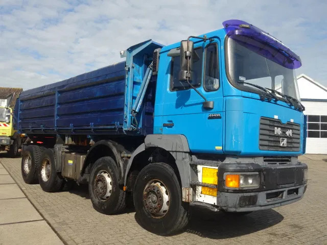 MAN 41-414 MEILLER KIPPER 8X4,MANUAL POMP - Kipper vrachtwagen: afbeelding 3 MAN 41-414 MEILLER KIPPER 8X4,MANUAL POMP - Kipper vrachtwagen: afbeelding 3