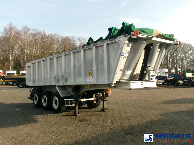 Benalu Tipper trailer alu 22 m3 + tarpaulin - Kipper oplegger: afbeelding 2 Benalu Tipper trailer alu 22 m3 + tarpaulin - Kipper oplegger: afbeelding 2