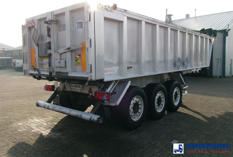Benalu Tipper trailer alu 22 m3 + tarpaulin - Kipper oplegger: afbeelding 4 Benalu Tipper trailer alu 22 m3 + tarpaulin - Kipper oplegger: afbeelding 4