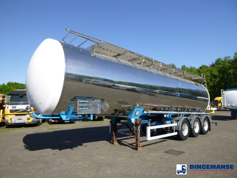 Clayton Chemical tank inox L4BN 37.5 m3 / 1 comp - Tankoplegger: afbeelding 1 Clayton Chemical tank inox L4BN 37.5 m3 / 1 comp - Tankoplegger: afbeelding 1