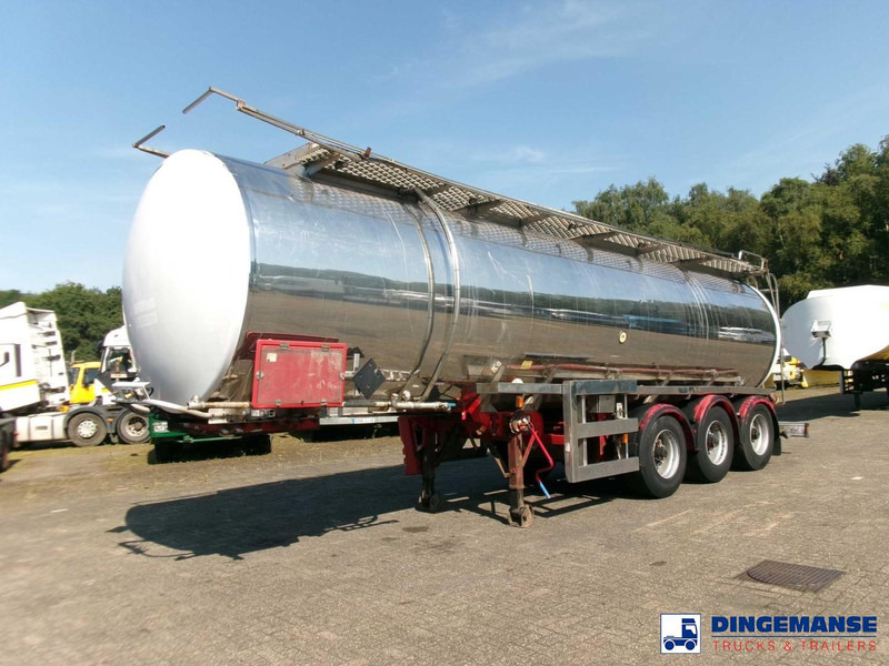 Crane Fruehauf Chemical ACID tank inox 30 m3 / 1 comp - Tankoplegger: afbeelding 1 Crane Fruehauf Chemical ACID tank inox 30 m3 / 1 comp - Tankoplegger: afbeelding 1