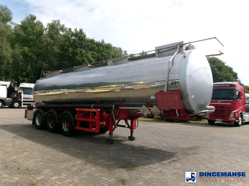 Crane Fruehauf Chemical ACID tank inox 30 m3 / 1 comp - Tankoplegger: afbeelding 2 Crane Fruehauf Chemical ACID tank inox 30 m3 / 1 comp - Tankoplegger: afbeelding 2