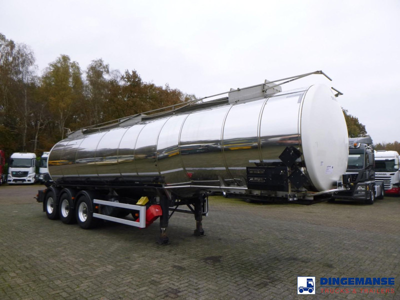 Crane Fruehauf Chemical tank inox 32.8 m3 / 1 comp - Tankoplegger: afbeelding 2 Crane Fruehauf Chemical tank inox 32.8 m3 / 1 comp - Tankoplegger: afbeelding 2