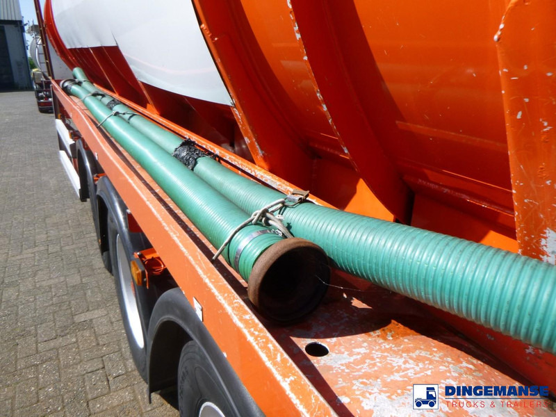 Tankoplegger Crossland Vacuum tank alu 33 m3 / 1 comp: afbeelding 11