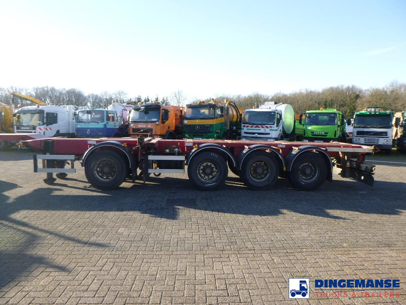 D-Tec 4-axle container combi trailer (3 + 1 axles) 20-30-40-45 ft - Containertransporter/ Wissellaadbak oplegger: afbeelding 5 D-Tec 4-axle container combi trailer (3 + 1 axles) 20-30-40-45 ft - Containertransporter/ Wissellaadbak oplegger: afbeelding 5
