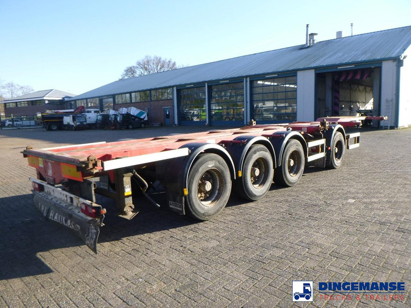 D-Tec 4-axle container combi trailer (3 + 1 axles) 20-30-40-45 ft - Containertransporter/ Wissellaadbak oplegger: afbeelding 4 D-Tec 4-axle container combi trailer (3 + 1 axles) 20-30-40-45 ft - Containertransporter/ Wissellaadbak oplegger: afbeelding 4