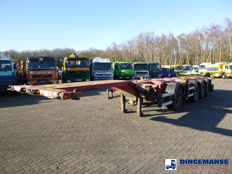 D-Tec 4-axle container combi trailer (3 + 1 axles) 20-30-40-45 ft - Containertransporter/ Wissellaadbak oplegger: afbeelding 1 D-Tec 4-axle container combi trailer (3 + 1 axles) 20-30-40-45 ft - Containertransporter/ Wissellaadbak oplegger: afbeelding 1