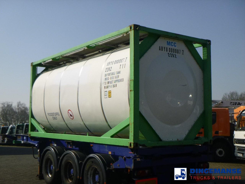 Danteco Food tank container inox 20 ft / 25 m3 / 1 comp - Opslagtank: afbeelding 3 Danteco Food tank container inox 20 ft / 25 m3 / 1 comp - Opslagtank: afbeelding 3