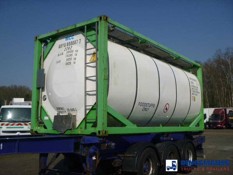 Danteco Food tank container inox 20 ft / 25 m3 / 1 comp - Opslagtank: afbeelding 1 Danteco Food tank container inox 20 ft / 25 m3 / 1 comp - Opslagtank: afbeelding 1