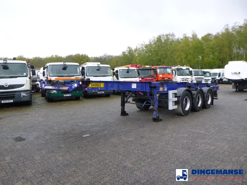 Dennison 3-axle container trailer 20-30-40-45 ft - Containertransporter/ Wissellaadbak oplegger: afbeelding 1 Dennison 3-axle container trailer 20-30-40-45 ft - Containertransporter/ Wissellaadbak oplegger: afbeelding 1