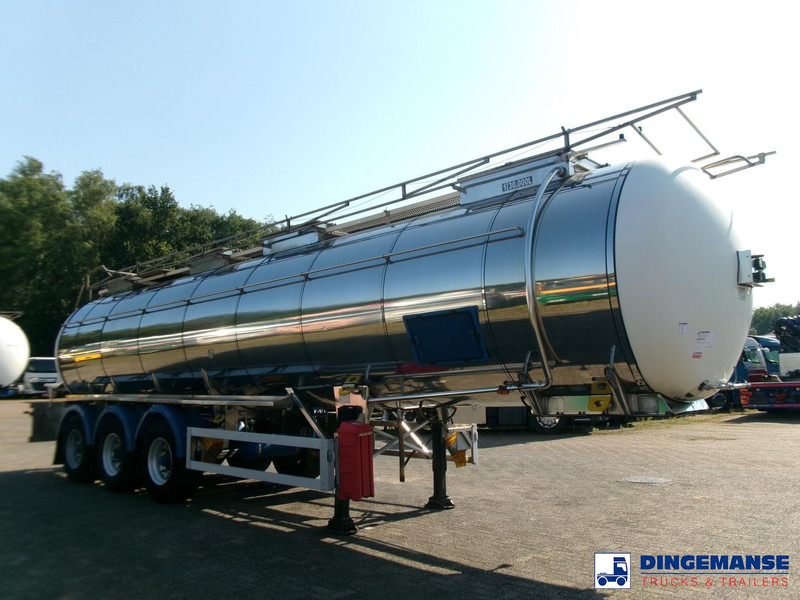 Feldbinder Chemical tank (non-ADR) inox 30 m3 / 1 comp + pump - Tankoplegger: afbeelding 2 Feldbinder Chemical tank (non-ADR) inox 30 m3 / 1 comp + pump - Tankoplegger: afbeelding 2