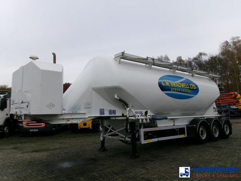 Feldbinder Powder tank alu 40 m3 / 1 comp + compressor - Tankoplegger: afbeelding 1 Feldbinder Powder tank alu 40 m3 / 1 comp + compressor - Tankoplegger: afbeelding 1