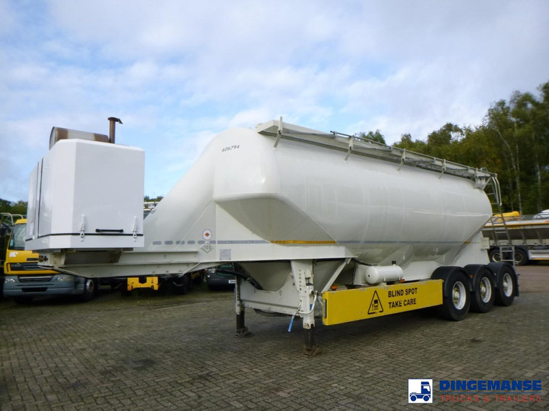 Feldbinder Powder tank alu 40 m3 + engine/compressor - Tankoplegger: afbeelding 1 Feldbinder Powder tank alu 40 m3 + engine/compressor - Tankoplegger: afbeelding 1