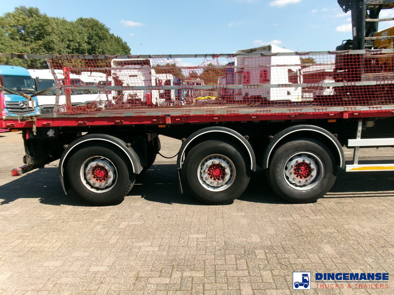 Fruehauf 3-axle platform trailer + Atlas 3008 crane - Open bak met boorden oplegger: afbeelding 4 Fruehauf 3-axle platform trailer + Atlas 3008 crane - Open bak met boorden oplegger: afbeelding 4