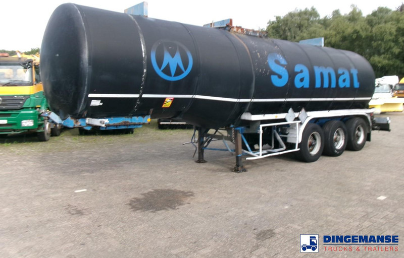 Fruehauf Bitumen tank inox 31 m3 / 1 comp + mixer & engine - Tankoplegger: afbeelding 1 Fruehauf Bitumen tank inox 31 m3 / 1 comp + mixer & engine - Tankoplegger: afbeelding 1