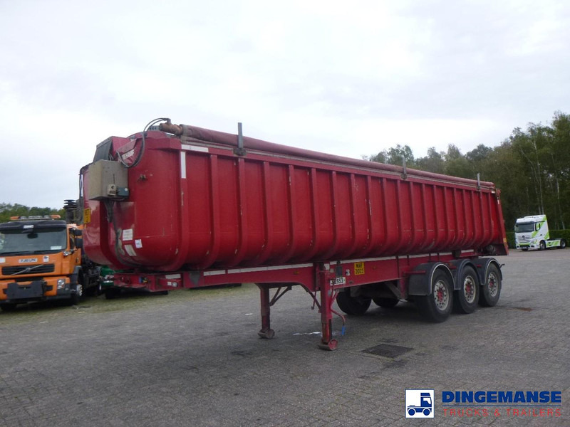 Fruehauf Tipper trailer alu 34.6 m3 + tarpaulin - Kipper oplegger: afbeelding 1 Fruehauf Tipper trailer alu 34.6 m3 + tarpaulin - Kipper oplegger: afbeelding 1
