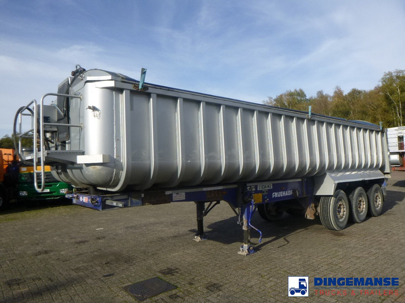 Fruehauf Tipper trailer alu 35 m3 + tarpaulin - Kipper oplegger: afbeelding 1 Fruehauf Tipper trailer alu 35 m3 + tarpaulin - Kipper oplegger: afbeelding 1