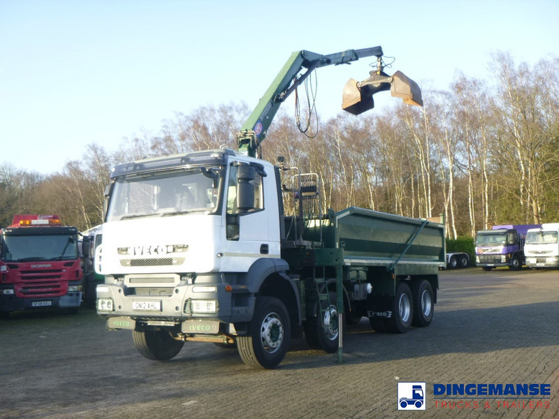 Iveco AD340T36 8x4 RHD tipper + HMF 1244 Z1 - Kraanwagen: afbeelding 5 Iveco AD340T36 8x4 RHD tipper + HMF 1244 Z1 - Kraanwagen: afbeelding 5
