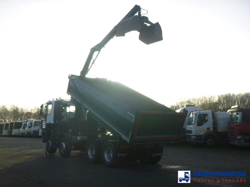Iveco AD340T36 8x4 RHD tipper + HMF 1244 Z1 - Kraanwagen: afbeelding 4 Iveco AD340T36 8x4 RHD tipper + HMF 1244 Z1 - Kraanwagen: afbeelding 4