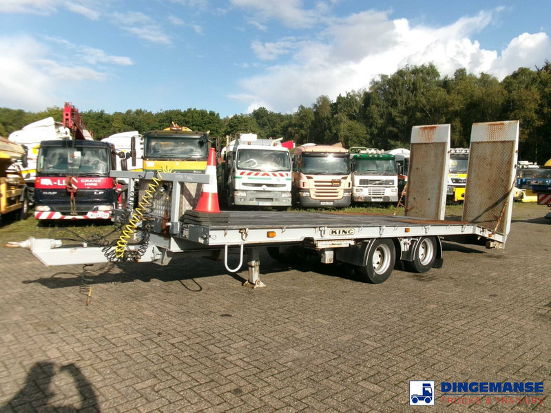 KING 2-axle platform drawbar trailer 14t + ramps - Open/ Plateau aanhangwagen: afbeelding 1 KING 2-axle platform drawbar trailer 14t + ramps - Open/ Plateau aanhangwagen: afbeelding 1