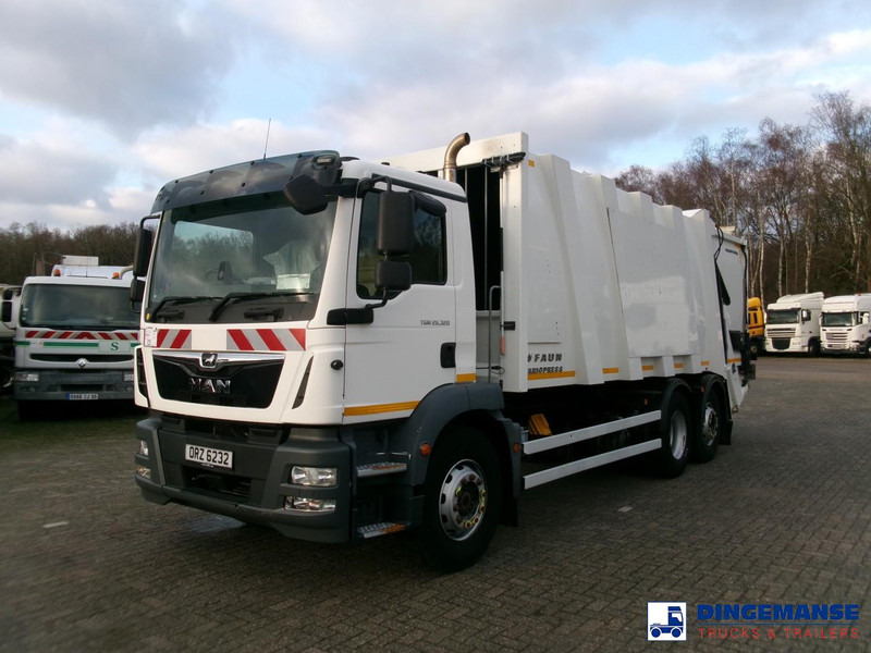 MAN TGM 26.320 6X2 Euro 6 RHD Faun refuse truck - Vuilniswagen: afbeelding 1 MAN TGM 26.320 6X2 Euro 6 RHD Faun refuse truck - Vuilniswagen: afbeelding 1