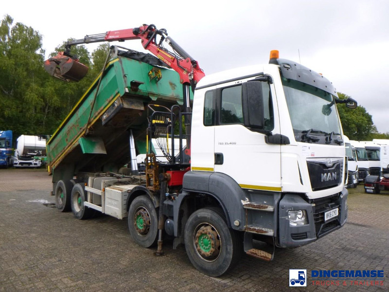 MAN TGS 35.400 8X4 RHD tipper + Palfinger Epsilon M125L - Kraanwagen: afbeelding 2 MAN TGS 35.400 8X4 RHD tipper + Palfinger Epsilon M125L - Kraanwagen: afbeelding 2