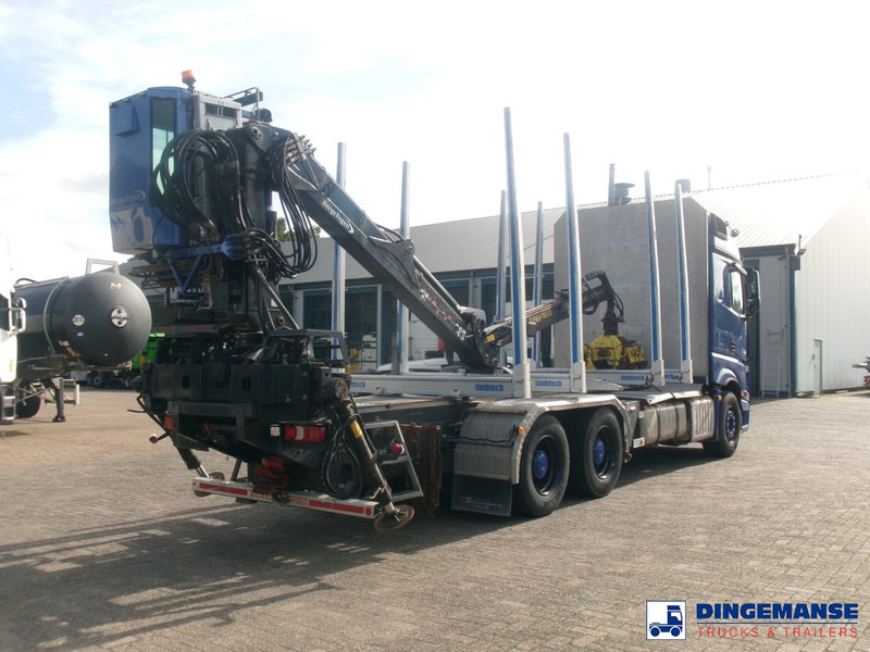Mercedes-Benz Actros 2663 6x4 Euro 6 loglift F96 crane timber truck - Houttransport, Kraanwagen: afbeelding 4 Mercedes-Benz Actros 2663 6x4 Euro 6 loglift F96 crane timber truck - Houttransport, Kraanwagen: afbeelding 4