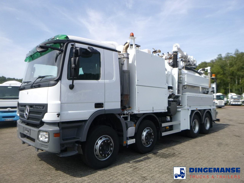 Mercedes-Benz Actros 3241 8x4 RHD Huwer vacuum tank / hydrocureur 15 m3 - Vacuümwagen: afbeelding 1 Mercedes-Benz Actros 3241 8x4 RHD Huwer vacuum tank / hydrocureur 15 m3 - Vacuümwagen: afbeelding 1