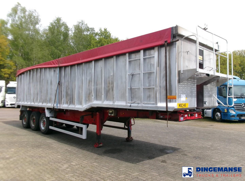 Montracon Tipper trailer alu 55 m3 + tarpaulin - Kipper oplegger: afbeelding 2 Montracon Tipper trailer alu 55 m3 + tarpaulin - Kipper oplegger: afbeelding 2