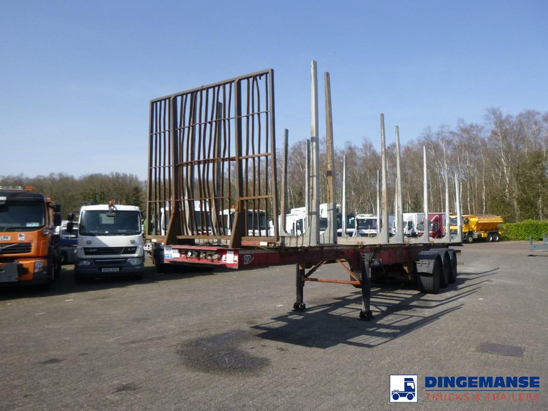 SDC Log trailer 39 t - Open bak met boorden oplegger: afbeelding 1 SDC Log trailer 39 t - Open bak met boorden oplegger: afbeelding 1