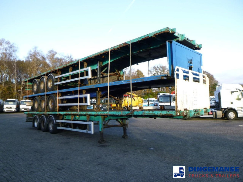 SDC Stack - 3 x platform trailer 13.6 m / 39 t - Open bak met boorden oplegger: afbeelding 2 SDC Stack - 3 x platform trailer 13.6 m / 39 t - Open bak met boorden oplegger: afbeelding 2