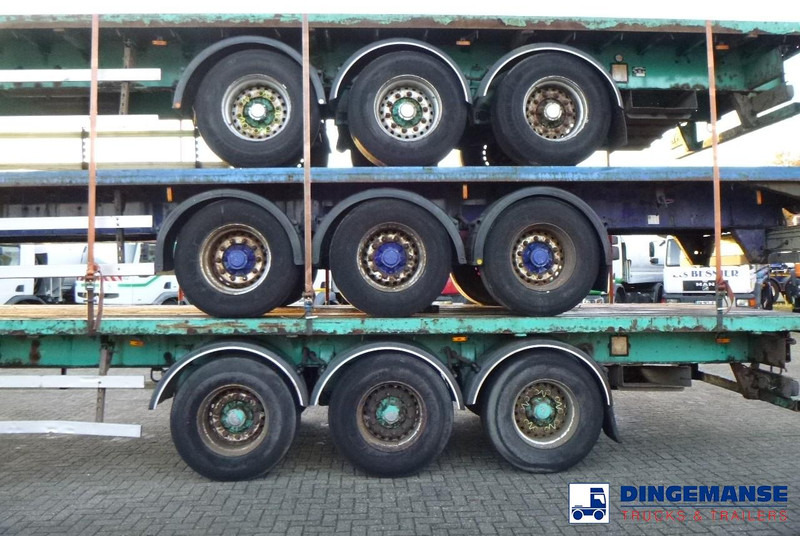 SDC Stack - 3 x platform trailer 13.6 m / 39 t - Open bak met boorden oplegger: afbeelding 5 SDC Stack - 3 x platform trailer 13.6 m / 39 t - Open bak met boorden oplegger: afbeelding 5