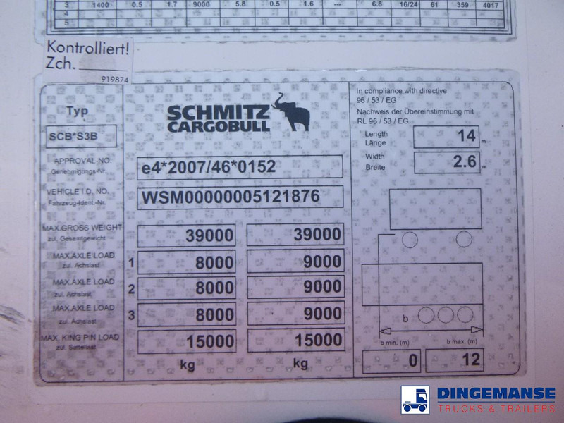 Koelwagen oplegger Schmitz Cargobull Frigo trailer + Carrier Vector 1350: afbeelding 19 Koelwagen oplegger Schmitz Cargobull Frigo trailer + Carrier Vector 1350: afbeelding 19
