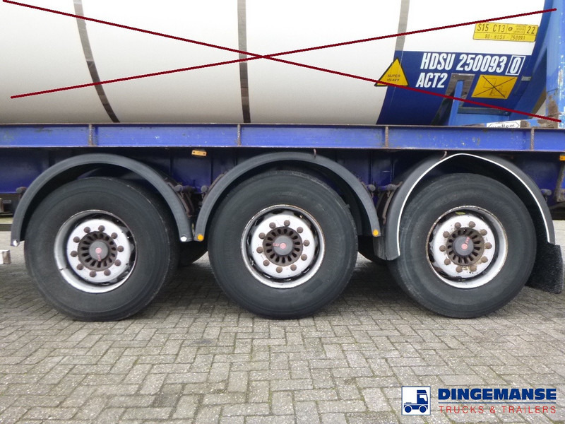 Open bak met boorden oplegger Tirsan 3 axle Platform trailer: afbeelding 6