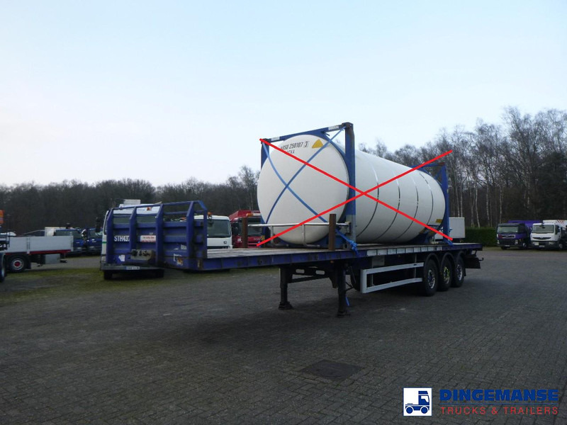 Tirsan 3 axle Platform trailer - Open bak met boorden oplegger: afbeelding 1 Tirsan 3 axle Platform trailer - Open bak met boorden oplegger: afbeelding 1