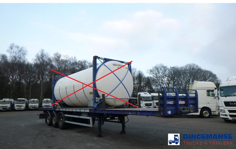 Tirsan 3 axle Platform trailer - Open bak met boorden oplegger: afbeelding 2 Tirsan 3 axle Platform trailer - Open bak met boorden oplegger: afbeelding 2