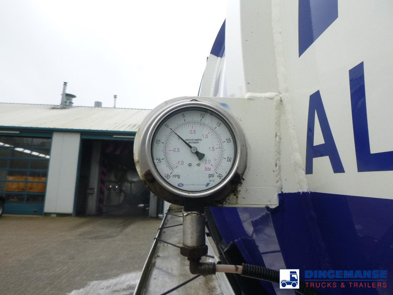 Tankoplegger VALLELY Vacuum tank alu 30 m3 / 1 comp + Engine: afbeelding 8