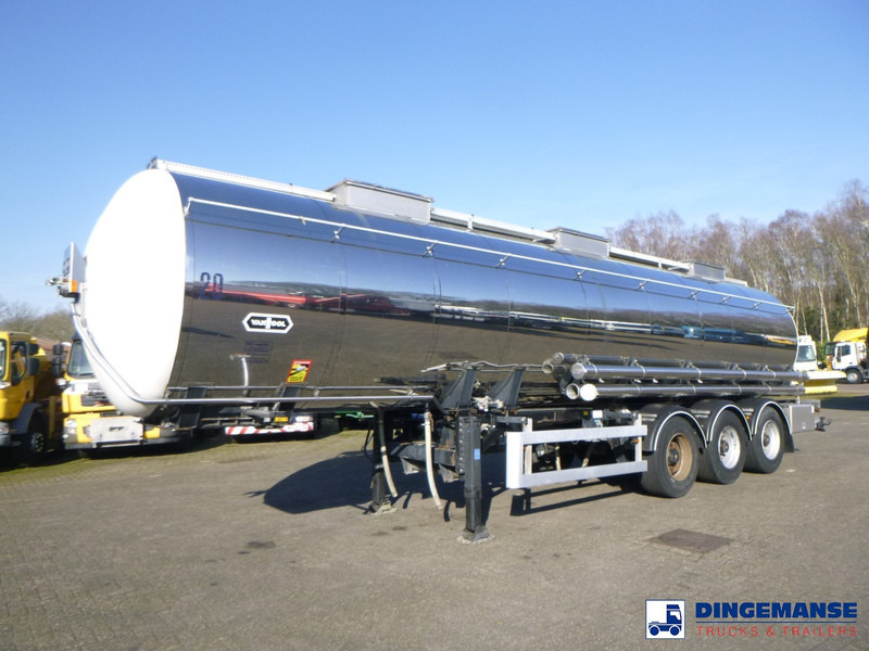 Van Hool Chemical tank inox 30 m3 / 3 comp - Tankoplegger: afbeelding 1 Van Hool Chemical tank inox 30 m3 / 3 comp - Tankoplegger: afbeelding 1
