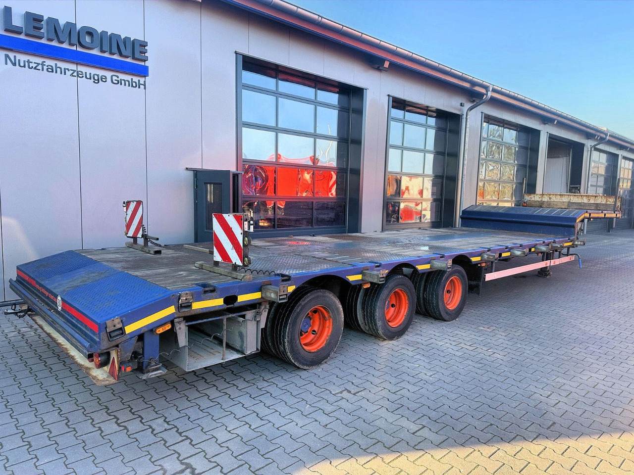 HRD 3-Achs Jumbo Tele Tieflader ausziehbar Lift+Lenk - Dieplader oplegger: afbeelding 2 HRD 3-Achs Jumbo Tele Tieflader ausziehbar Lift+Lenk - Dieplader oplegger: afbeelding 2