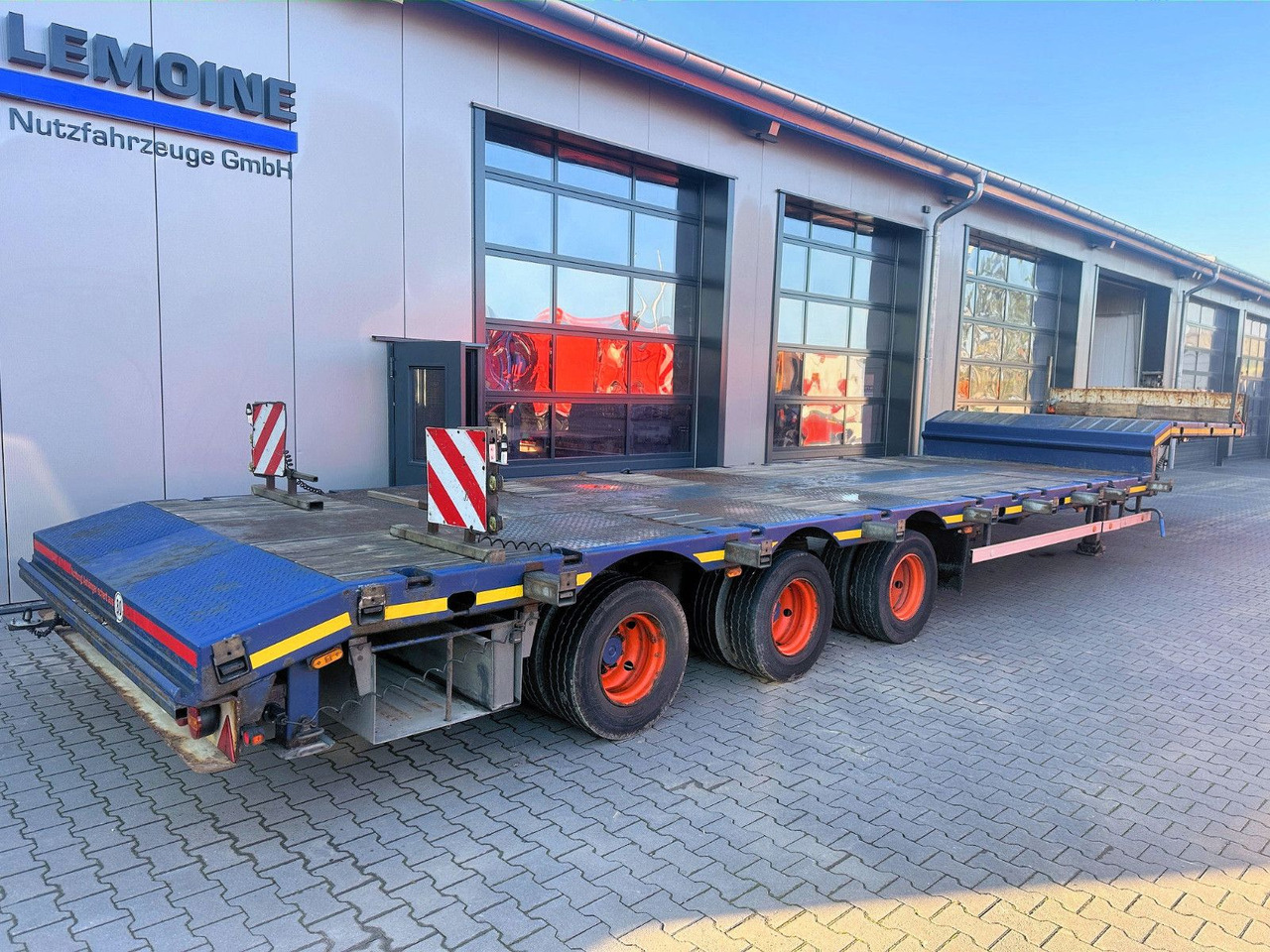 HRD 3-Achs Jumbo Tele Tieflader ausziehbar Lift+Lenk - Dieplader oplegger: afbeelding 3 HRD 3-Achs Jumbo Tele Tieflader ausziehbar Lift+Lenk - Dieplader oplegger: afbeelding 3