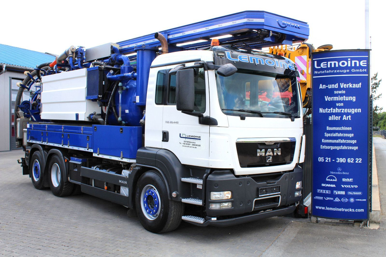 MAN TGS 28.440 6x2 Kroll 14,5m³ W-Rückgewinner KOMBI - Vacuümwagen: afbeelding 1 MAN TGS 28.440 6x2 Kroll 14,5m³ W-Rückgewinner KOMBI - Vacuümwagen: afbeelding 1
